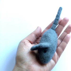 MOUSE Wool Cat Toy | Kitten Toy